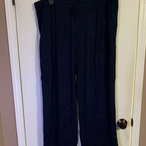 Terra & Sky Dark Blue Wide Leg Pants